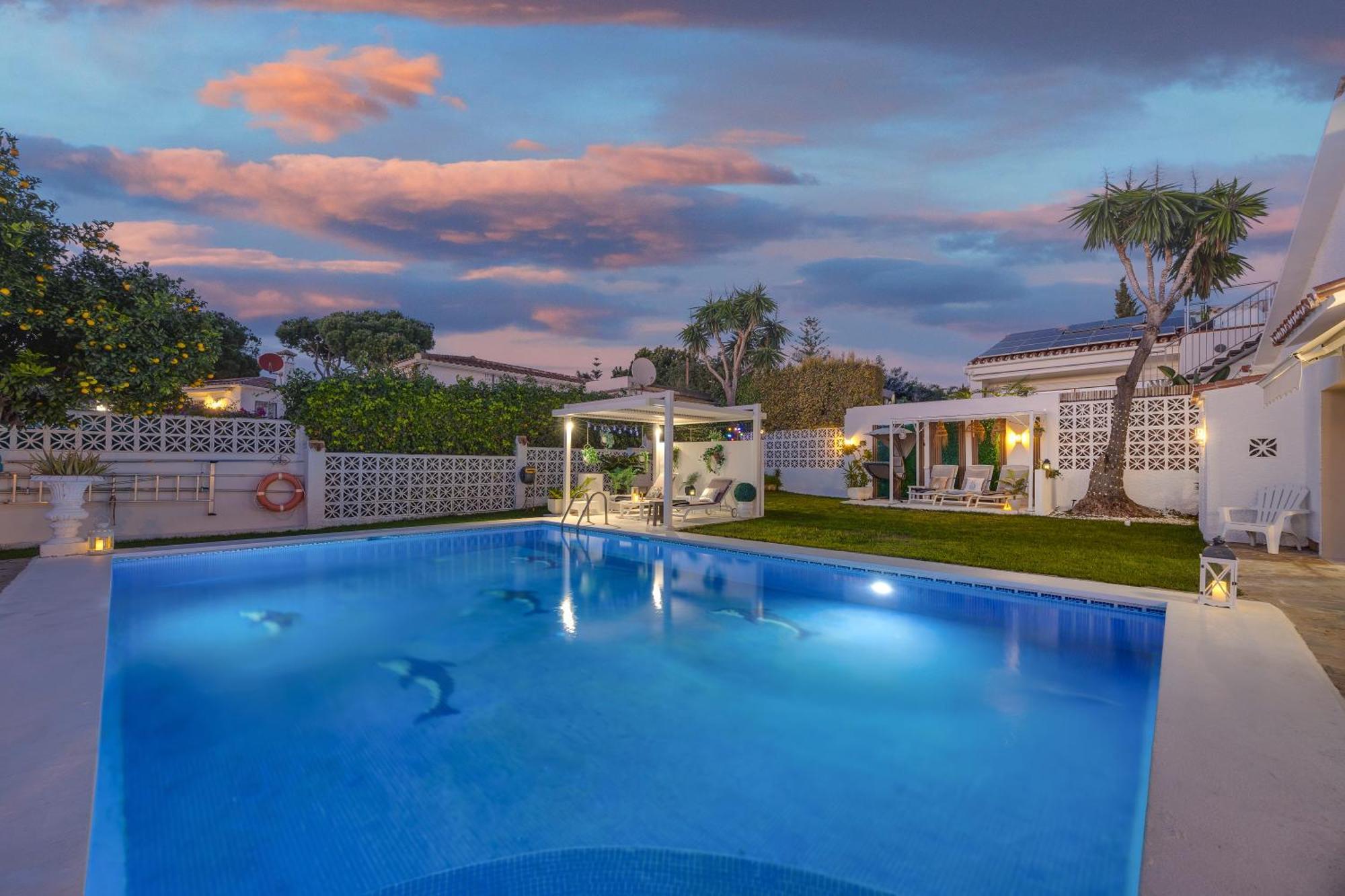Villa Casacara Marbella Beachside Costabella -Spain Extérieur photo